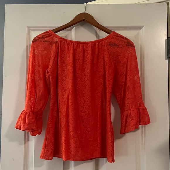 Rachel Kate 3/4 Sleeve Lace Top - Picture 3 of 6